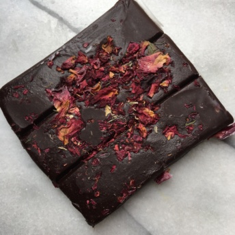 Gluten-free lavender chocolate bar from Honey Mama's